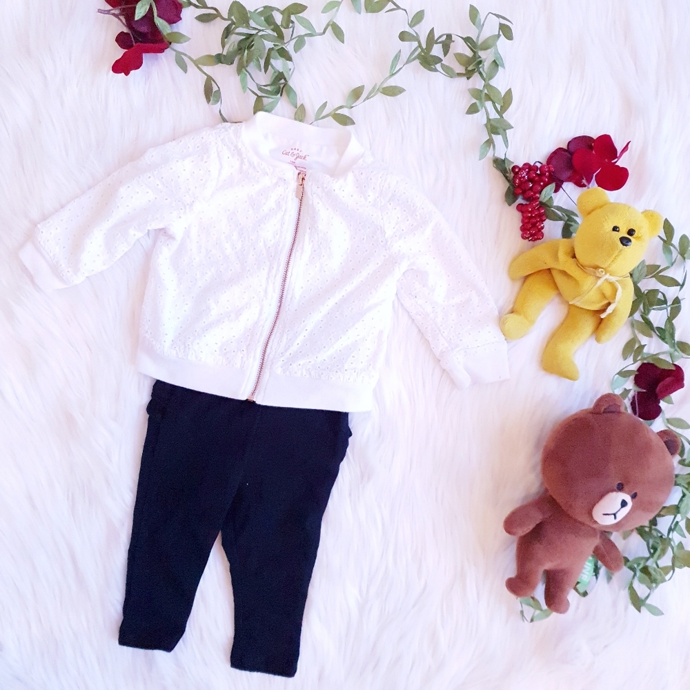 CAT & JACK, OLD NAVY Baby Girl Clothes Sets 6-12M